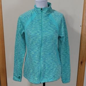 Teal zip up